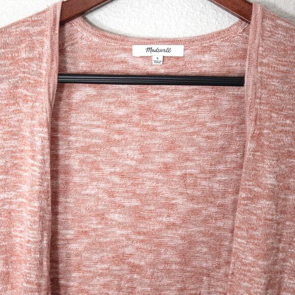 Madewell Women’s Cardigan Cotton Chic Coastal Knit Marled Texture Soft Size S - Picture 3 of 13